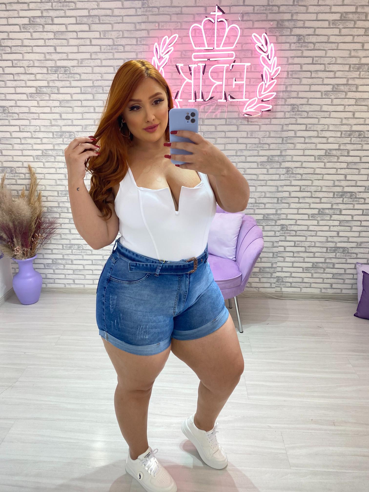 SHORTS JEANS PLUS SIZE 3091903