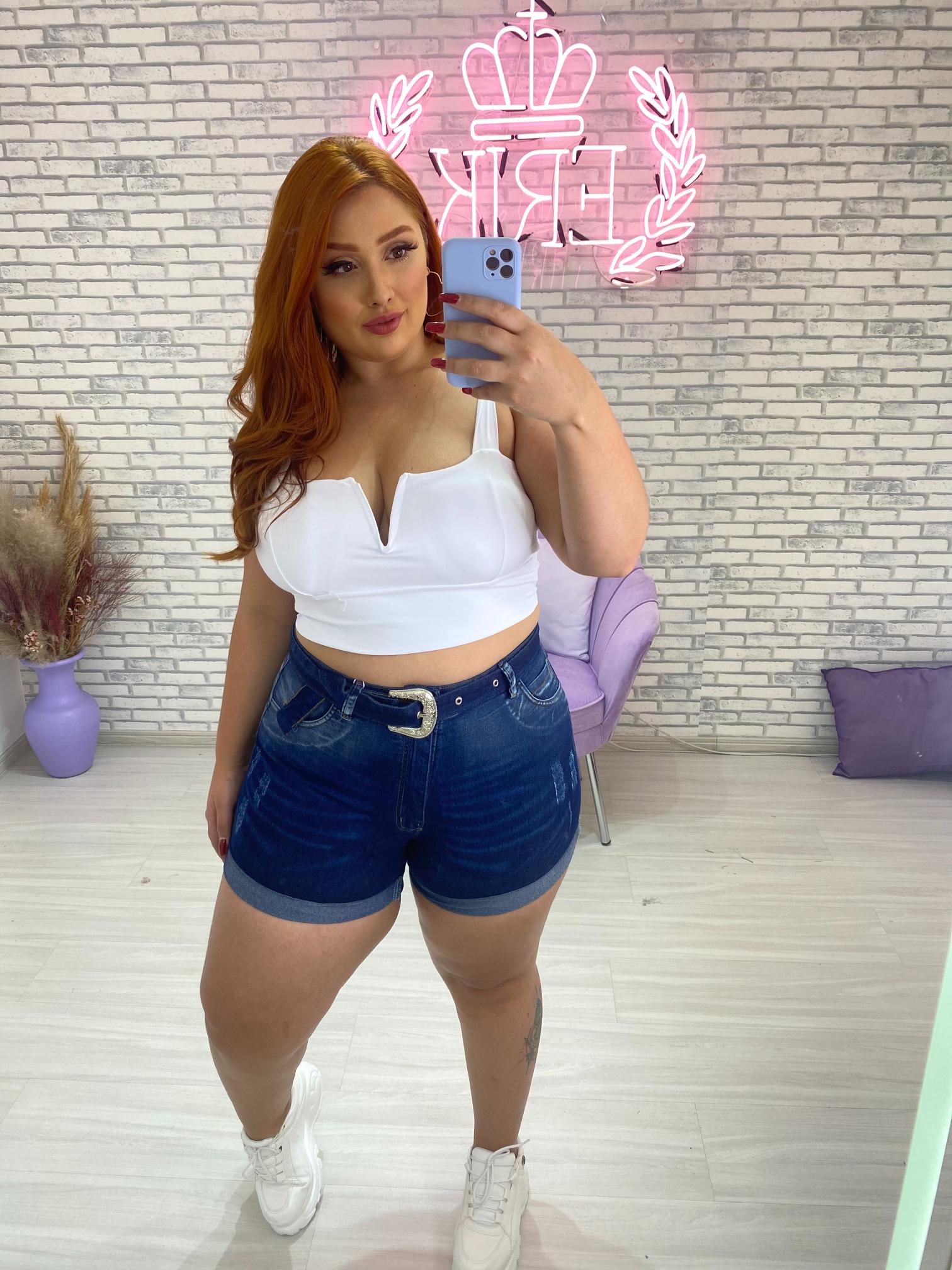 SHORTS JEANS PLUS SIZE 3091902