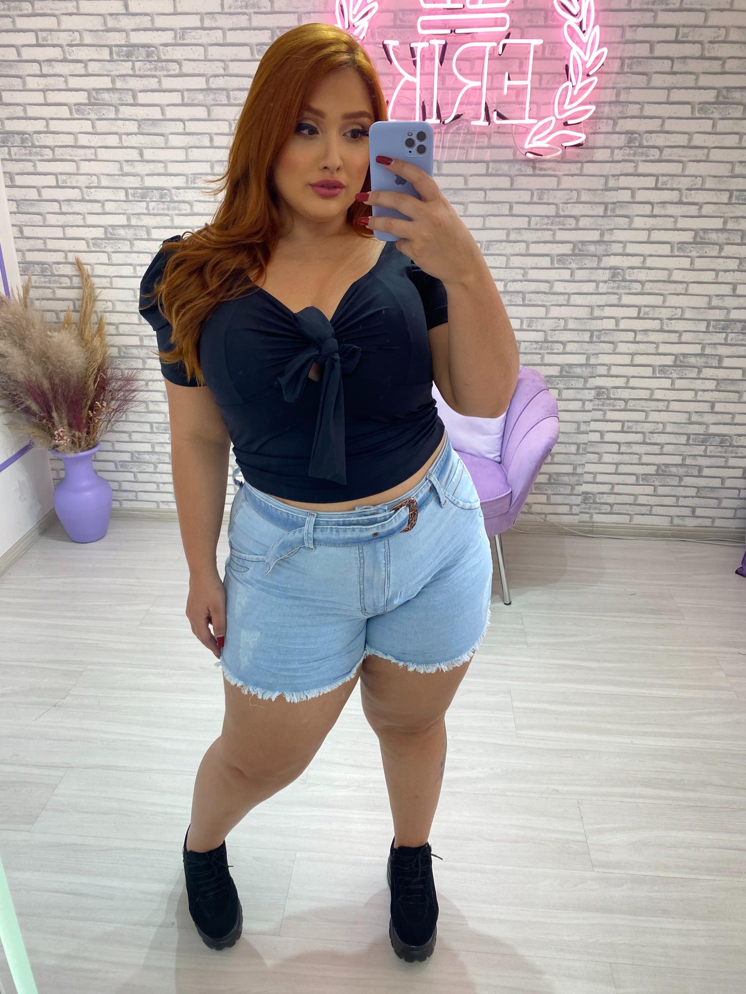 SHORTS JEANS PLUS SIZE 3089902